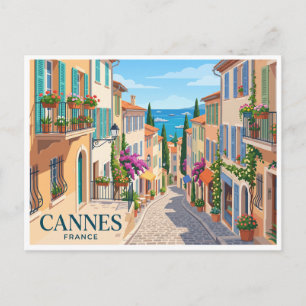 Le Suquet Cannes France Postcard