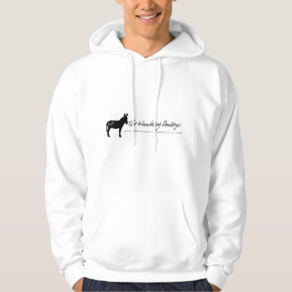 Le sweat - shirt à capuche blanc errant S de logo