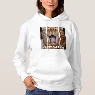 Le sweat - shirt à capuche "DAME FOLLE des femmes