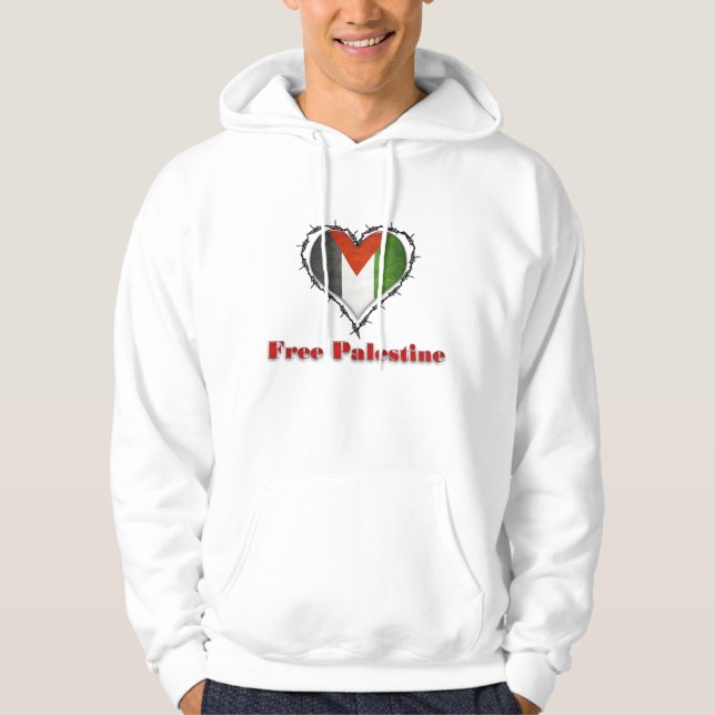 Le sweat - shirt à capuche de la Palestine de (Devant)