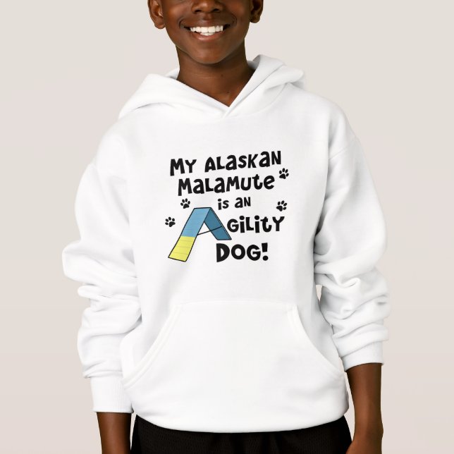 Le sweat - shirt à capuche de l'enfant de chien (Devant)