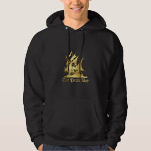 Le sweat - shirt à capuche de logo d'or de baie de