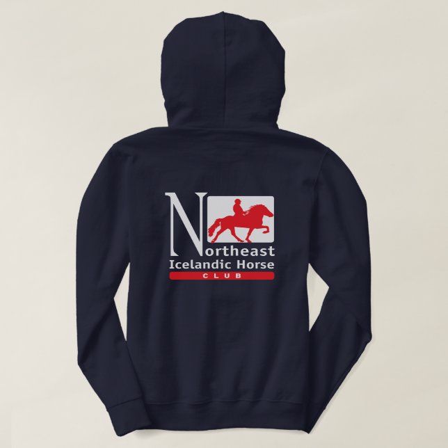Le sweat - shirt à capuche des femmes de NEIHC (Design dos)