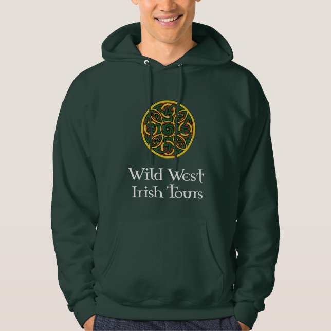 Le sweat - shirt à capuche des hommes (Devant)