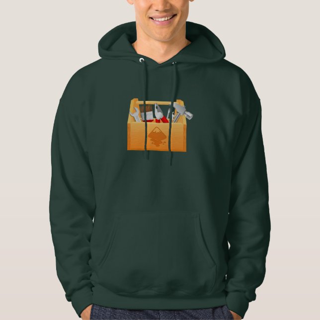 Le sweat - shirt à capuche des hommes de boîte à (Devant)
