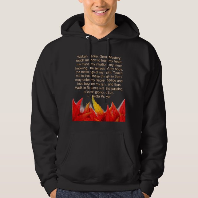 le sweat - shirt à capuche des hommes de prière de (Devant)