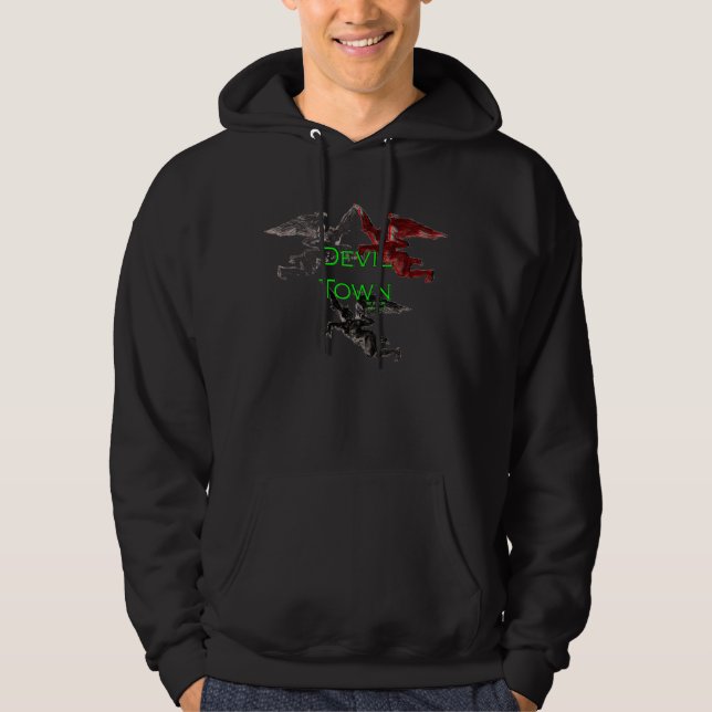 Le sweat - shirt à capuche des hommes de ville de (Devant)