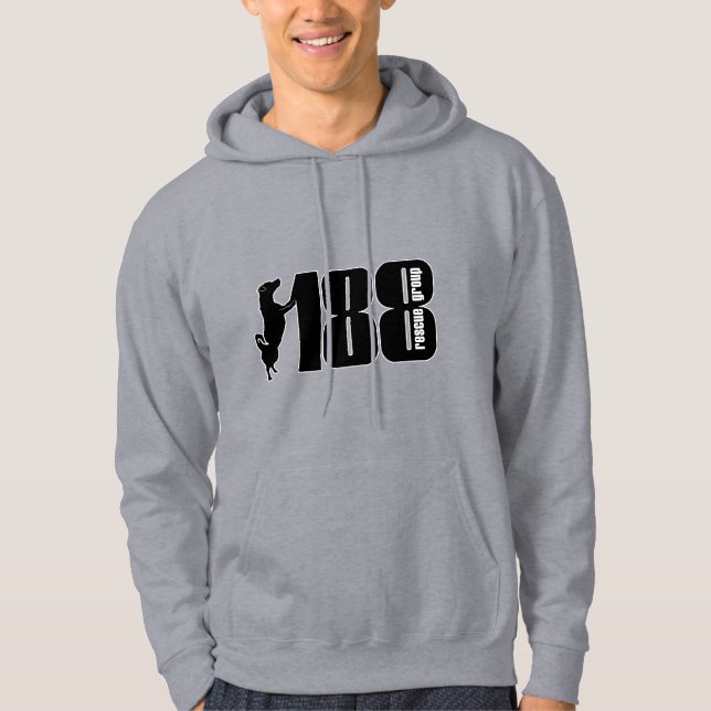 Le Sweat - shirt à capuche du logo du groupe de 18 (Devant)