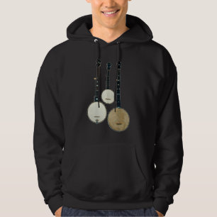 Le sweat - shirt à capuche foncé de 3 hommes de