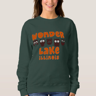 Le sweatshirt de base des femmes de hibou de huée