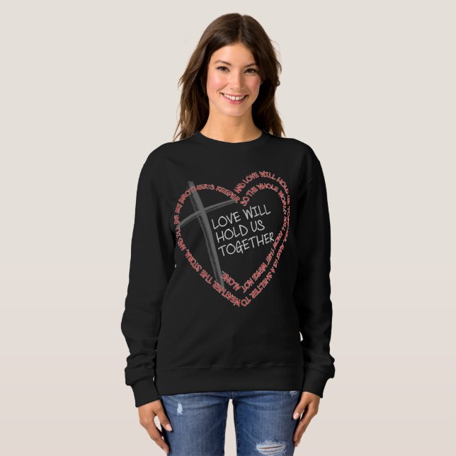 Le sweatshirt de base des femmes foncées du (Devant entier)