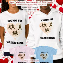 Le Sweatshirt de la Saint Valentin Kung Fu, T-Shir