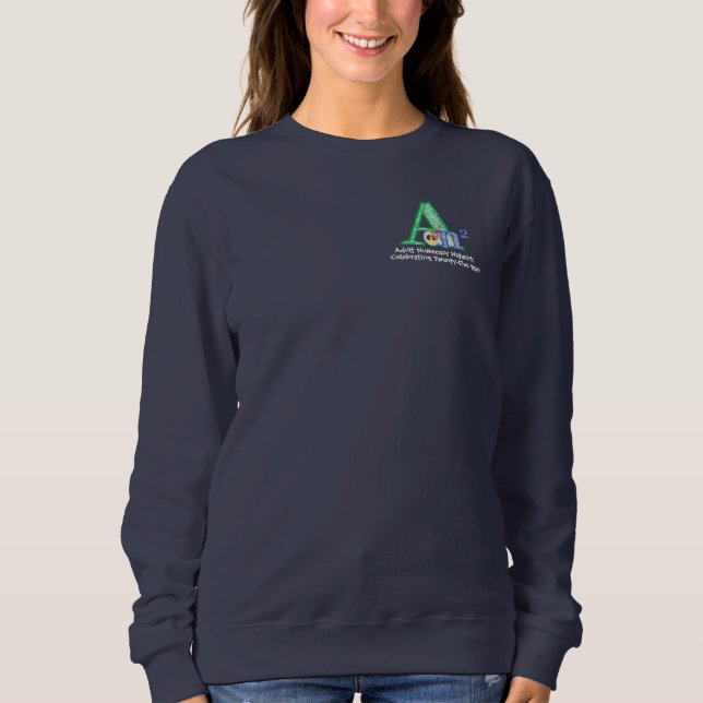 Le sweatshirt des femmes d'annonce - marine (Devant)