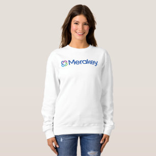 Le sweatshirt des femmes de logo de Merakey