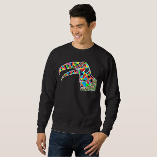 Le sweatshirt des hommes de conception de toucan