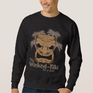 Le sweatshirt foncé de Tiki des hommes mauvais de