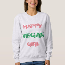 Le sweatshirt VÉGÉTALIEN de FILLE des femmes