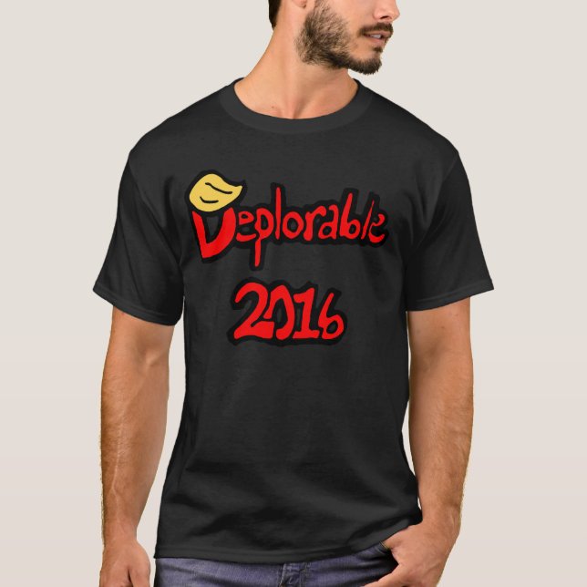 Le T-shirt 2016 des hommes déplorables (Devant)