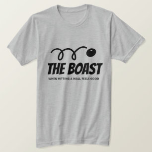 Le T-Shirt avec citation drôle de squash vantard p