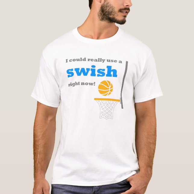 Le T-shirt chic des hommes de basket-ball (Devant)