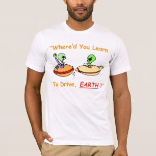 Le T-shirt d'amortisseur des hommes étrangers de
