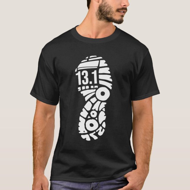 le T-shirt de 13,1 hommes drôles de demi de (Devant)