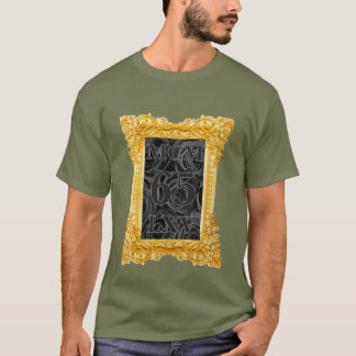 Le T-shirt de 65 de MCMLXV hommes noirs de roses