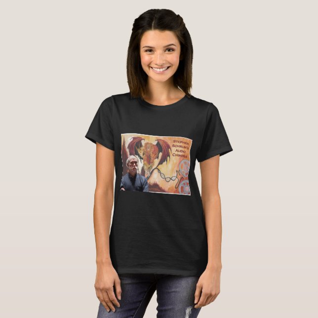 Le T-shirt de base des femmes audio de chimère (Devant entier)