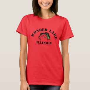 Le T-shirt de base des femmes basses de lac wonder