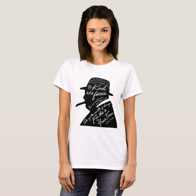 Le T-shirt de base des femmes de Churchill (Devant entier)