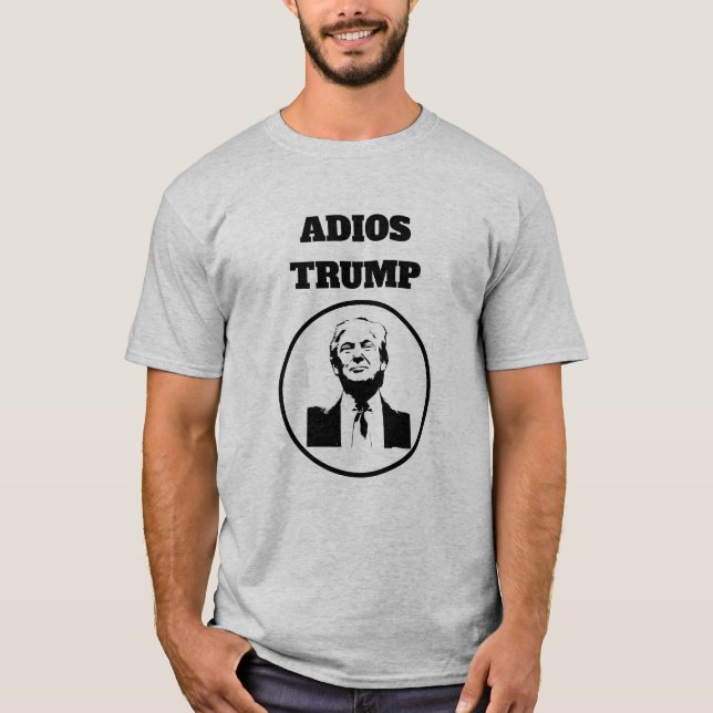 Le T-shirt de base des hommes - atout d'Adios (Devant)