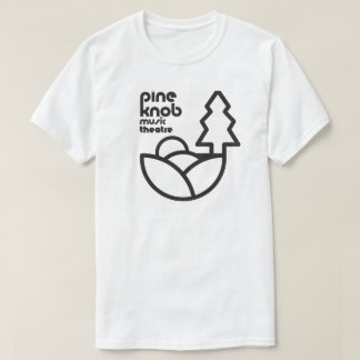 Le T-shirt de base des hommes de bouton de pin