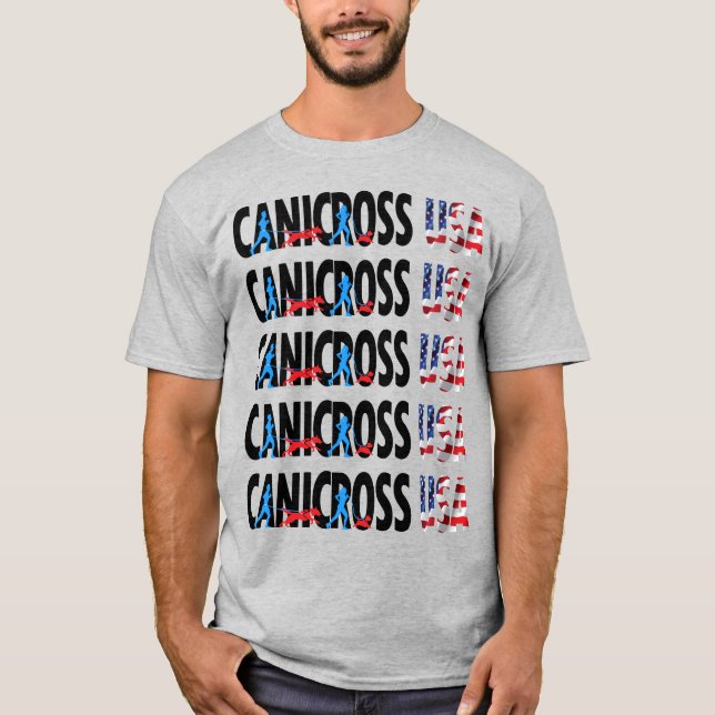 Le T-shirt de base des hommes de Canicross (Devant)