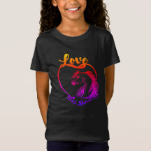 Le T-shirt de cette fille de cheval