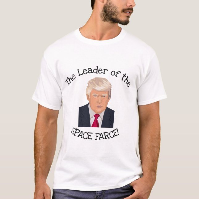 Le T-shirt de farce de l'espace (Devant)