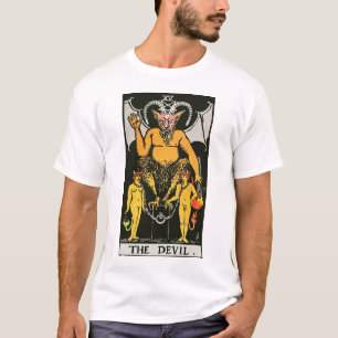 Le T-shirt de la carte Devil Tarot Vintage