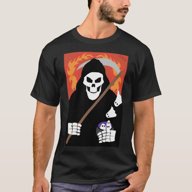 Le T-shirt de la Faucheuse (Devant)