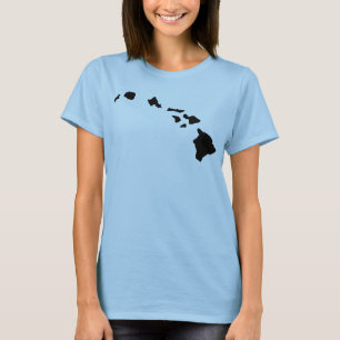le T-shirt de la femme d'Hawaï