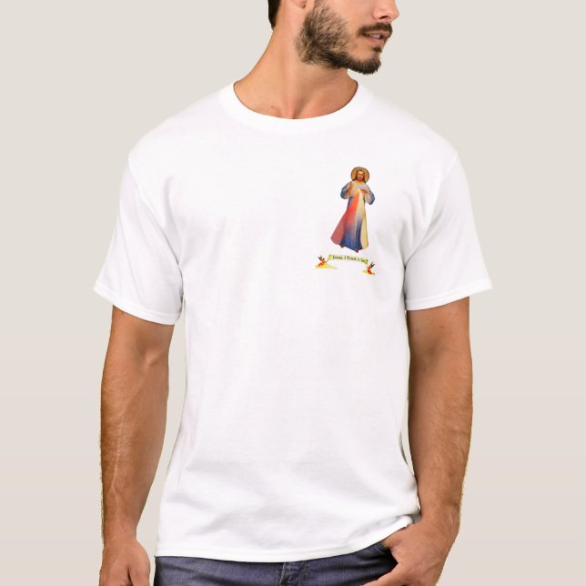 Le T-shirt de la miséricorde divine de Jésus (Devant)
