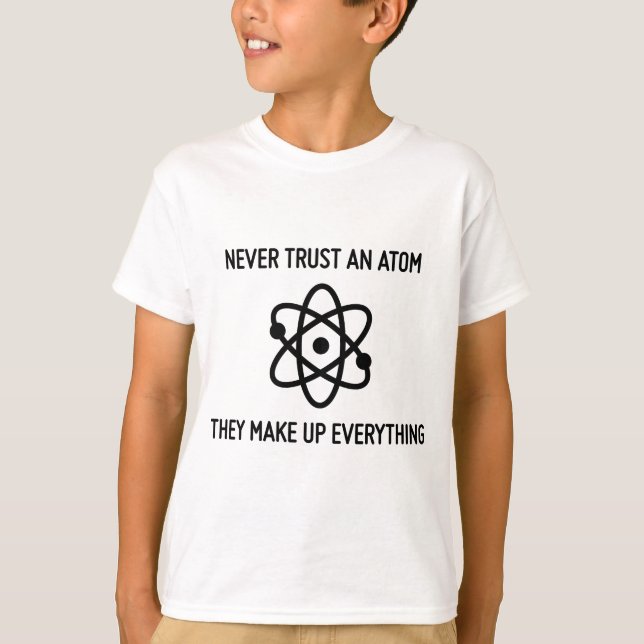 Le T-shirt de la Science ne font jamais confiance (Devant)