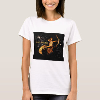 Le T-shirt de Ladie de Sagittaire - symboles de