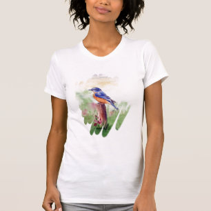 Le T-shirt de Ladie d'éclaboussure de chanson