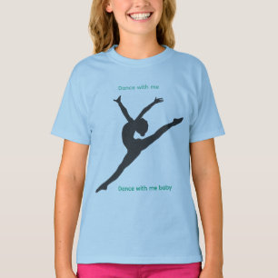 Le T-Shirt de l'aire de jeux avec danseur en bleu