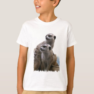 Le T-shirt de l'enfant de paires de Meerkat