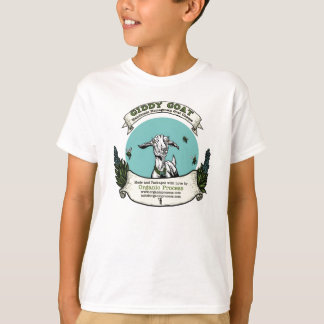 Le T-shirt de l'enfant étourdi de chèvre