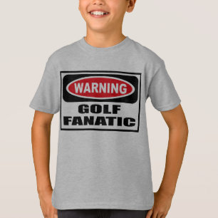 Le T-shirt de l'enfant FANATIQUE de GOLF