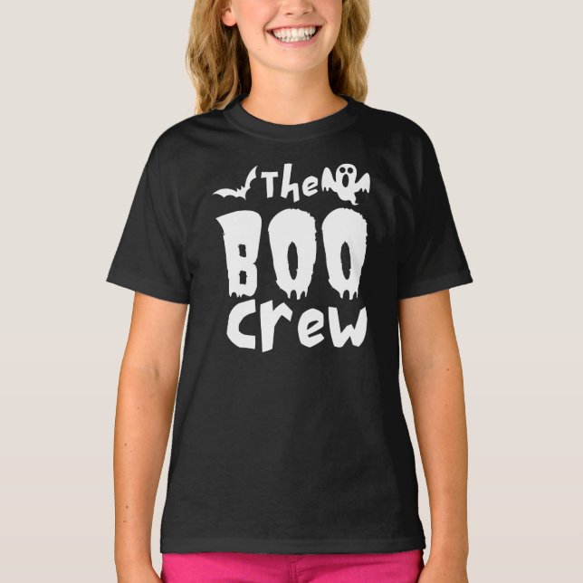 Le T-shirt de l'équipage Boo Halloween (Devant)