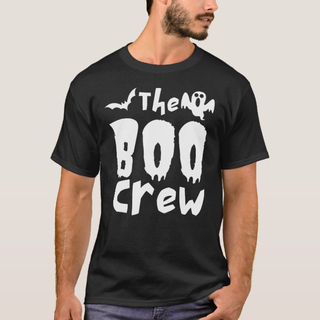 Le T-shirt de l'équipage Boo Halloween (Devant)