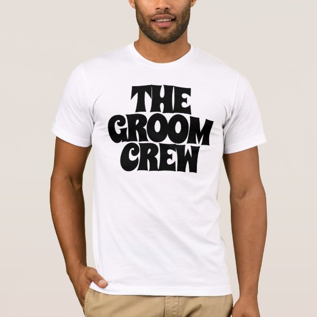 Le T-Shirt de l'équipe du marié (Devant)