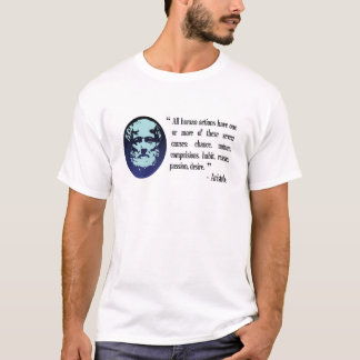 Le T-shirt de l'homme philosophique de citations